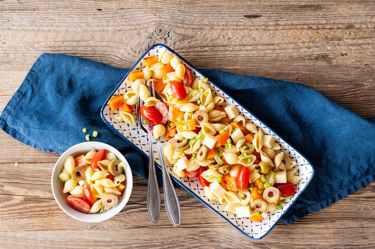 Salade de pâtes avec LUZERNER